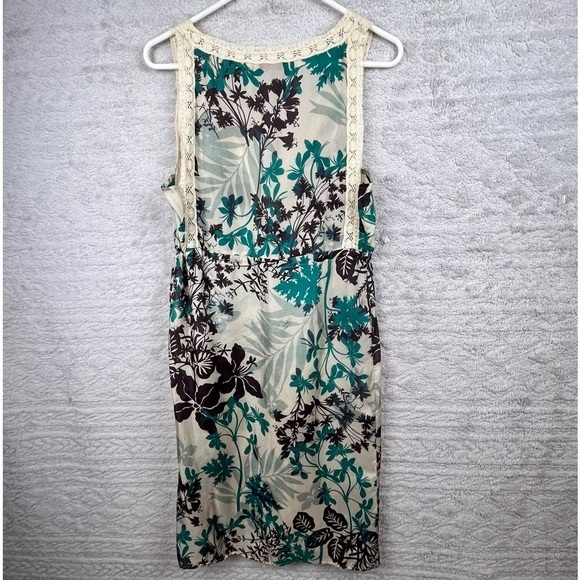 Y2K MAX & CO By MAX MARA Baby Doll Dress Floral Boho Lace Sz Small - Picture 6 of 13